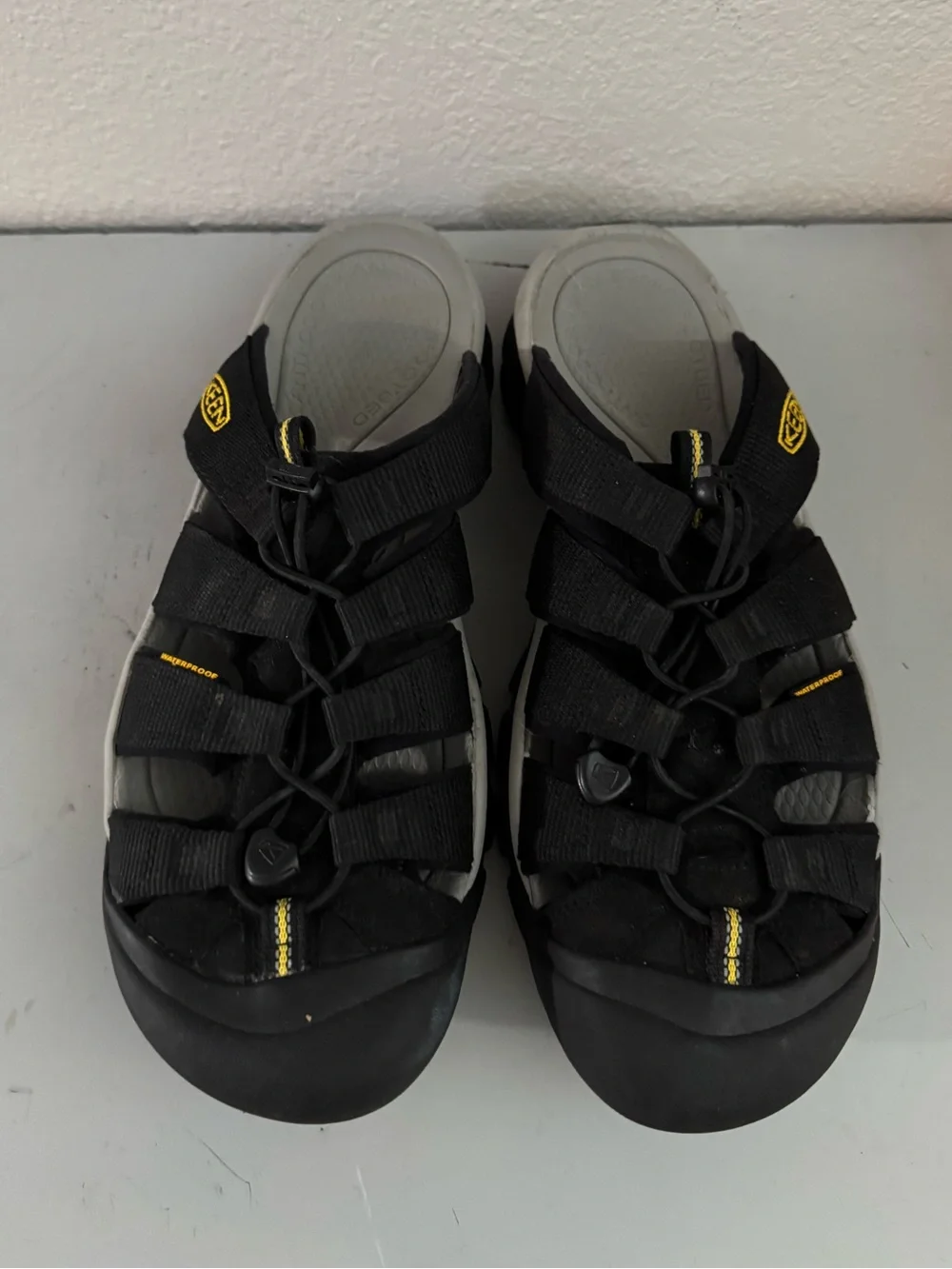 KEEN Newport H2 Waterproof Closed-Toe Sport Sandals – Black/Gray